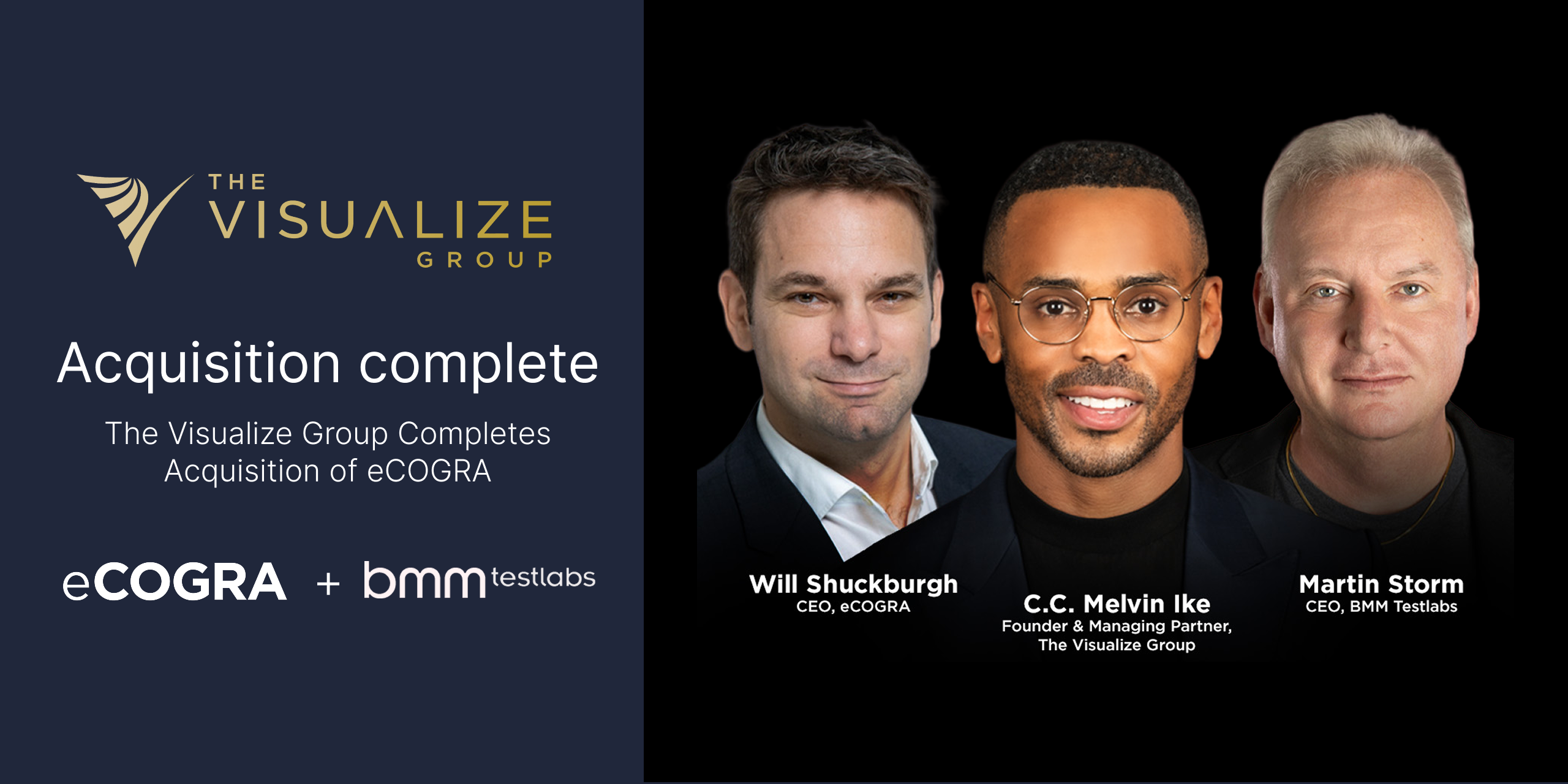 The Visualize Group Completes Acquisition of eCOGRA